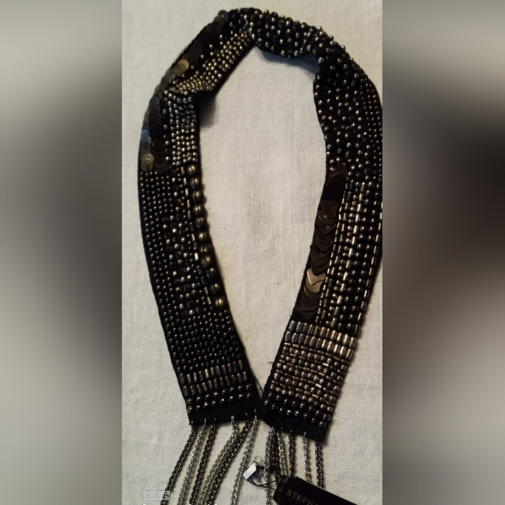 ROCK STAR Beaded Collar
